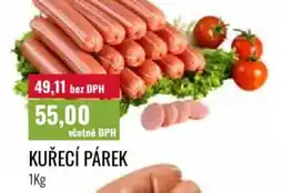 Ratio Kuřecí párek nabídka