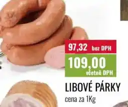 Ratio Libové párky nabídka