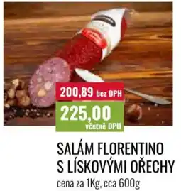 Ratio Salám florentino s lískovými ořechy nabídka