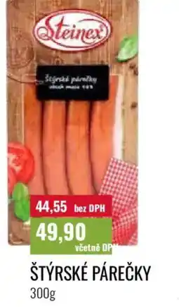 Ratio Steinex Štýrské párečky nabídka