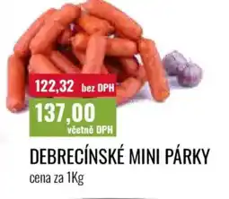 Ratio Debrecínské mini párky nabídka