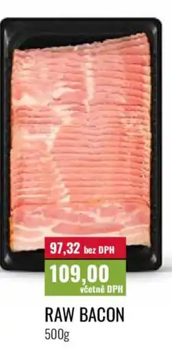 Ratio Raw bacon nabídka