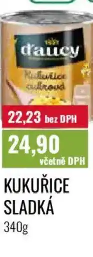 Ratio D'Aucy Kukuřice sladká nabídka