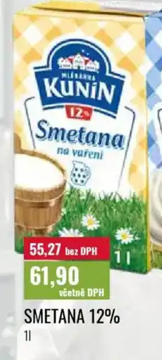 Ratio Smetana 12% nabídka