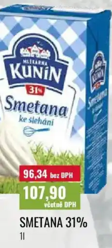 Ratio Smetana 31% nabídka