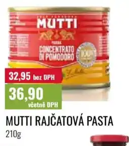 Ratio Mutti rajčatová pasta nabídka