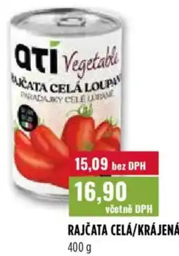 Ratio Ati Rajčata celá/krájená nabídka