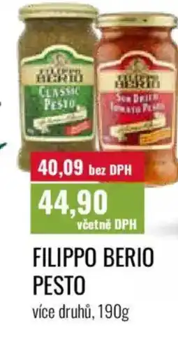 Ratio Filippo berio pesto nabídka