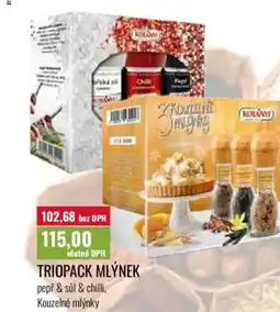 Ratio Triopack mlýnek nabídka