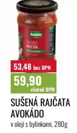 Ratio Sušená rajčata avokádo nabídka