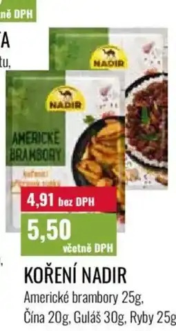 Ratio Koření Nadir nabídka