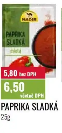 Ratio Nadir Paprika sladká nabídka