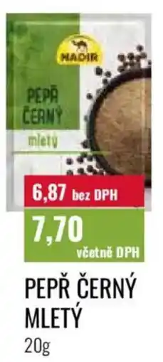 Ratio Nadir Pepř černý mletý nabídka
