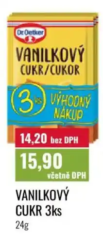 Ratio Dr.Oetker Vanilkový cukr nabídka
