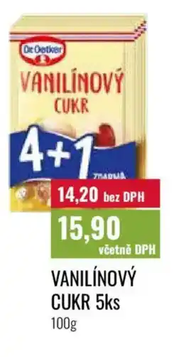 Ratio Dr.Oetker Vanilínový cukr 5ks nabídka