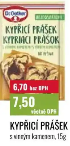 Ratio Dr.Oetker Kypřicí prášek nabídka