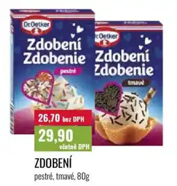 Ratio Dr.Oetker Zdobení nabídka