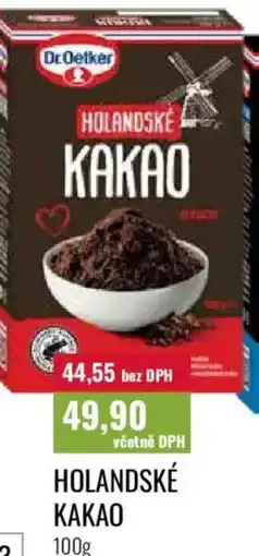 Ratio Dr.Oetker Holandské kakao nabídka