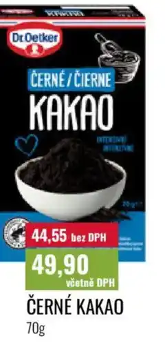 Ratio Dr.Oetker Černé kakao nabídka