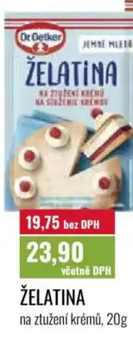 Ratio Dr.Oetker Želatina nabídka