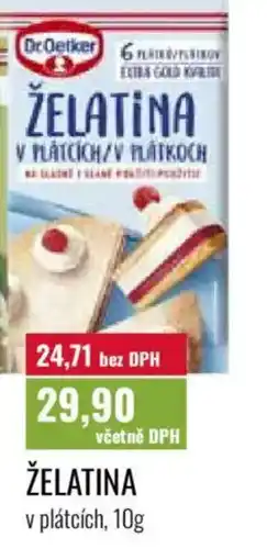 Ratio Dr.Oetker Želatina nabídka
