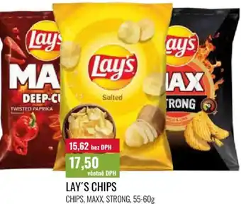 Ratio Lay's chips chips, maxx, strong nabídka