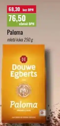 Ratio Paloma mletá káva nabídka