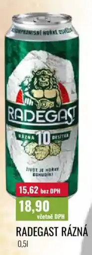 Ratio Radegast rázná nabídka