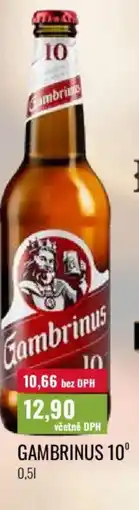 Ratio Gambrinus 10° nabídka