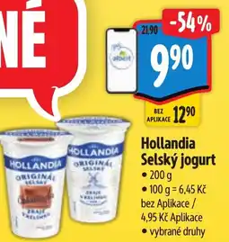 Albert Hollandia Selský jogurt nabídka