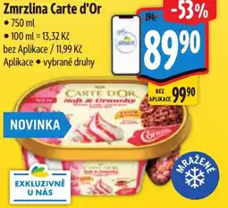 Albert Zmrzlina Carte d'Or nabídka