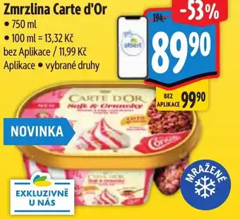 Zmrzlina Carte d'Or