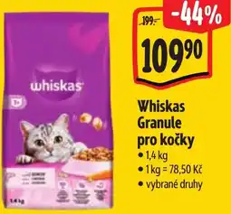 Albert Whiskas Granule pro kočky nabídka