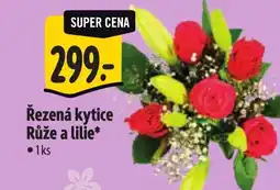 Albert Řezená kytice Růže a lilie nabídka