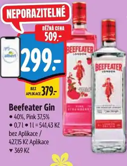 Albert Beefeater Gin nabídka