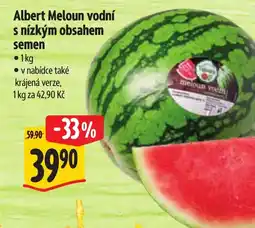 Albert Albert Meloun vodní s nízkým obsahem semen nabídka