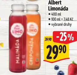 Albert Albert Limonáda nabídka