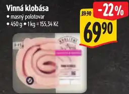 Albert Vinná klobása nabídka