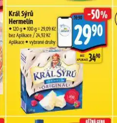 Albert Král sýrů hermelín nabídka