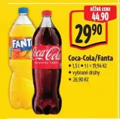 Albert Coca cola, fanta nabídka