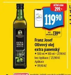 Albert Franz josef olivový olej extra panenský nabídka