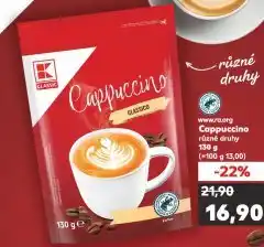 Kaufland Cappuccino káva nabídka