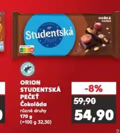 Kaufland Orion studentská pečeť nabídka