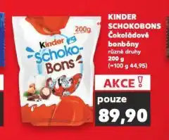 Kaufland Kinder schoko-bons nabídka