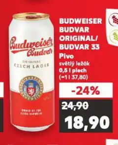 Kaufland Pivo budweiser budvar nabídka