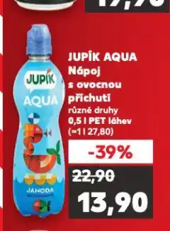 Kaufland Jupík aqua nabídka