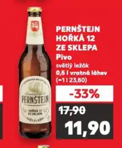Kaufland Pivo pernštejn nabídka