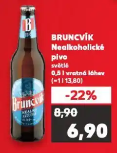 Kaufland Pivo bruncvík nealko nabídka