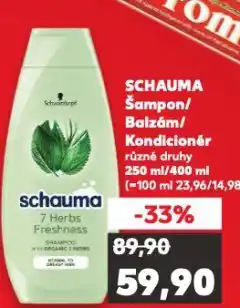 Kaufland Schauma balzám nabídka