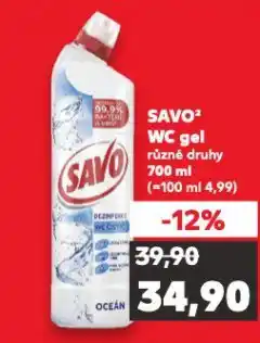 Kaufland Savo wc gel nabídka